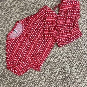 Set Victoria’s Secret pink Christmas pajamas, set medium